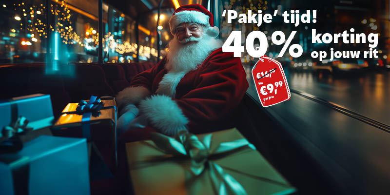 Reis een heel jaar lang met 40% korting!